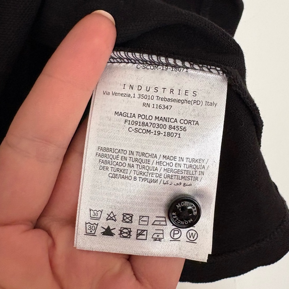 Moncler Cotton Polo - Picture 3 of 6